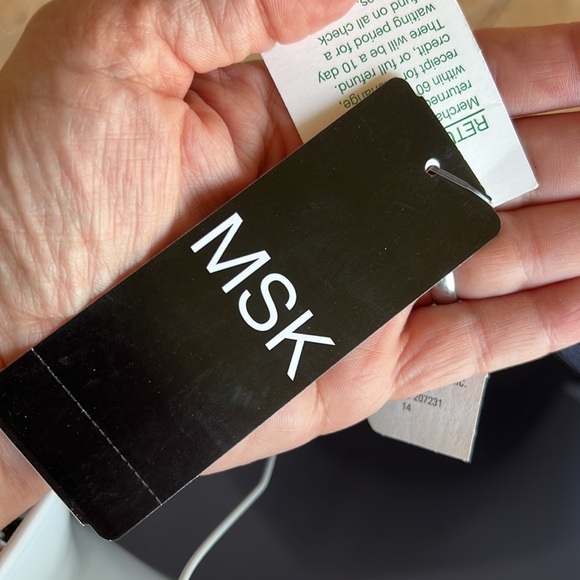 MSK Navy and white midi dress NWT Size 14 - Picture 7 of 7